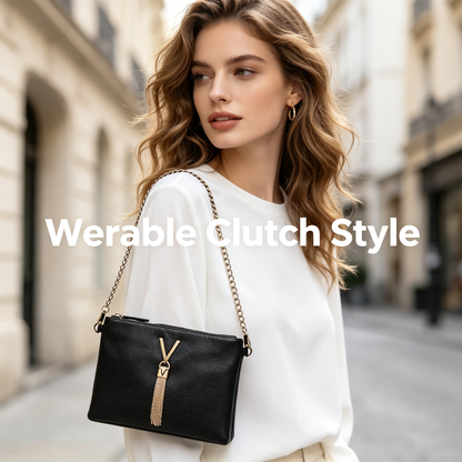 Black Tassel Crossbody Bag