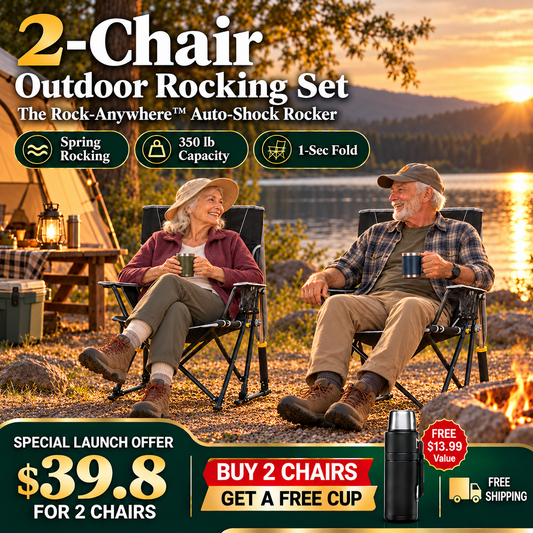 The Rock-Anywhere Auto-Shock Rocker – 2 Chair Set