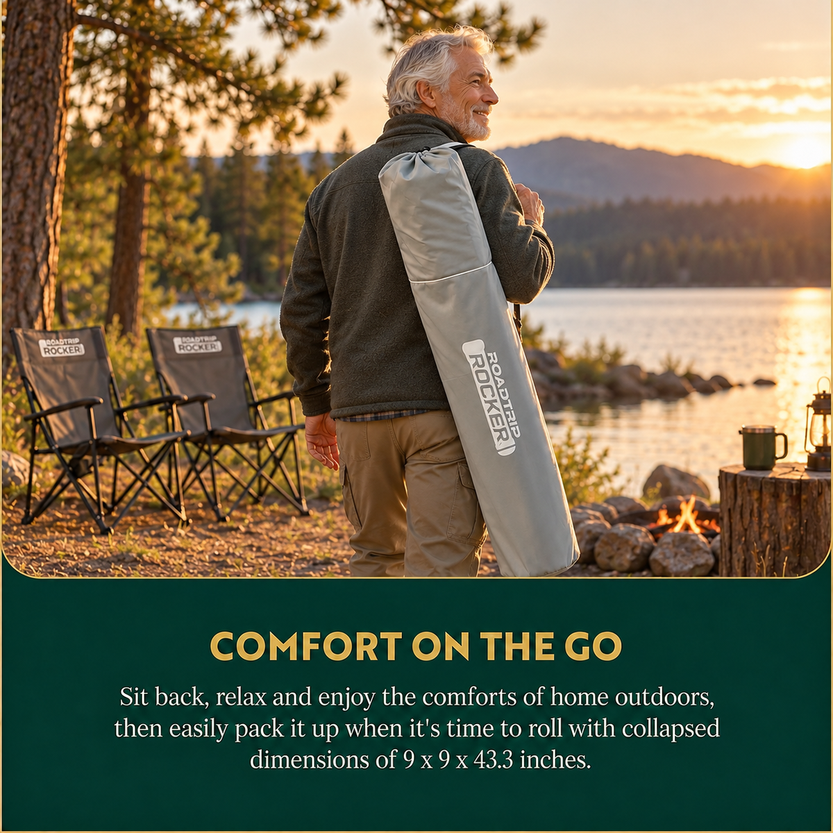 The Rock-Anywhere Auto-Shock Rocker – 2 Chair Set
