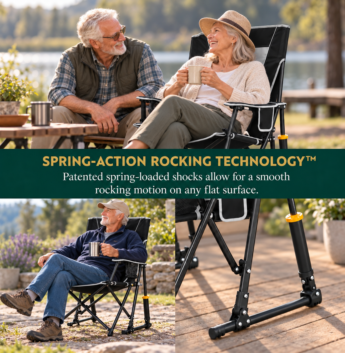 The Rock-Anywhere Auto-Shock Rocker – 2 Chair Set